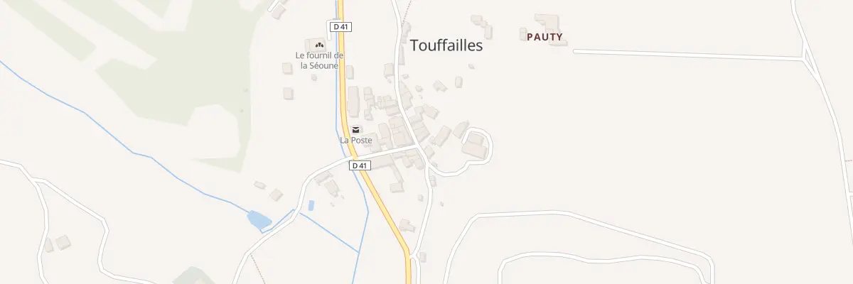 Plan du 5061 Le Village à Touffailles