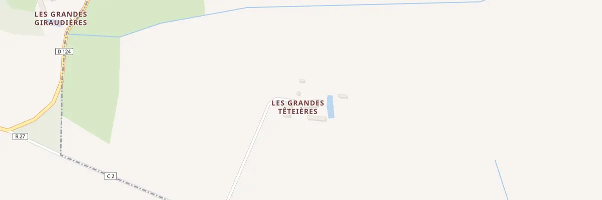 Plan du 1 Les Grandes Tetieres à Unverre