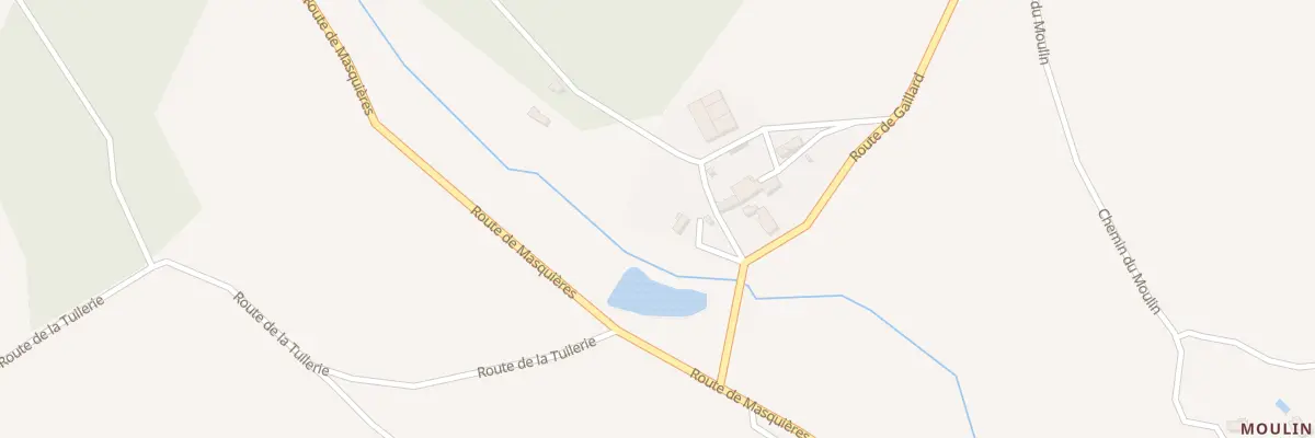 Plan du 5022 La Greze à Masquières