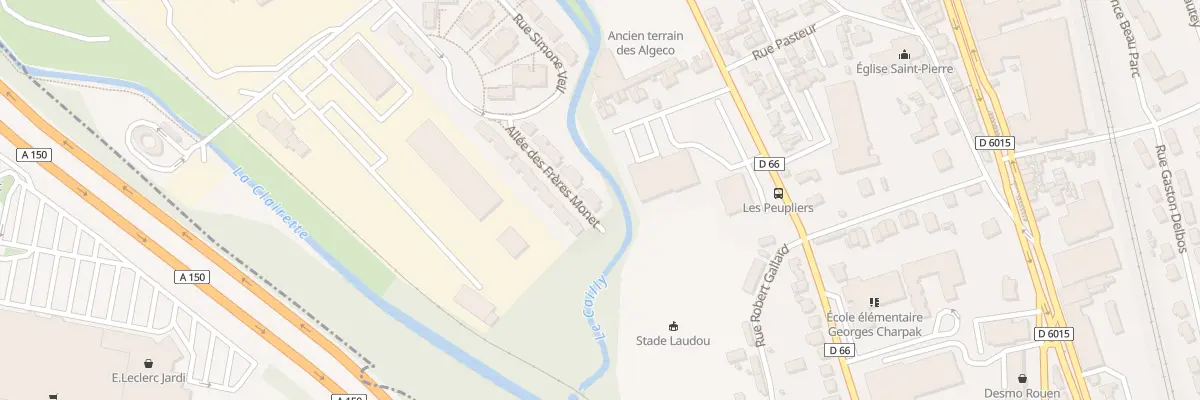 Plan du 16 All des Frères Monet à Déville-lès-Rouen