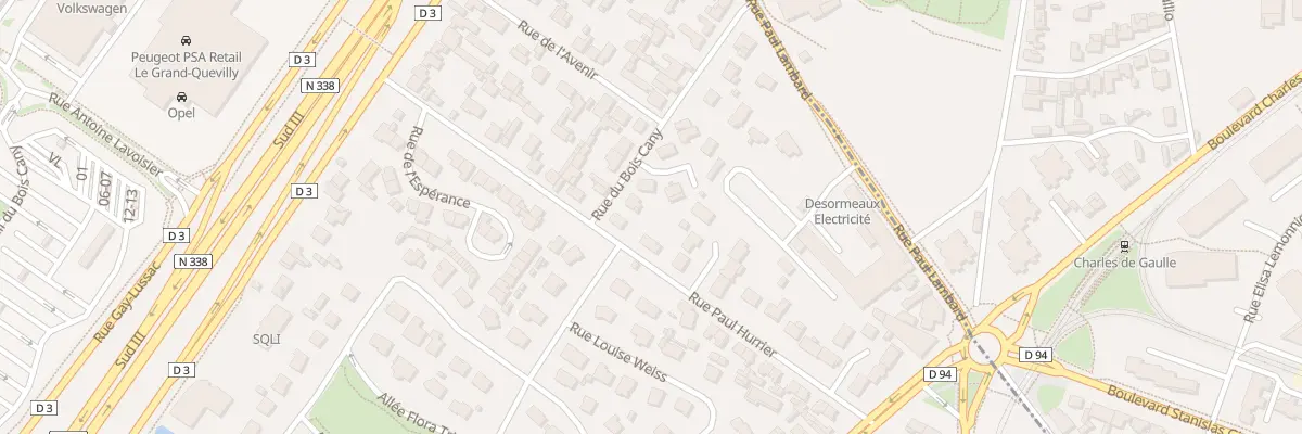 Plan du 19 Rue du Bois Cany au Grand-Quevilly