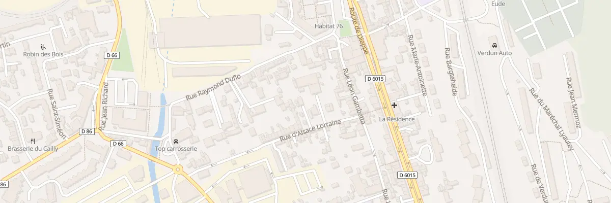 Plan du 10B Rue Alsace Lorraine à Déville-lès-Rouen