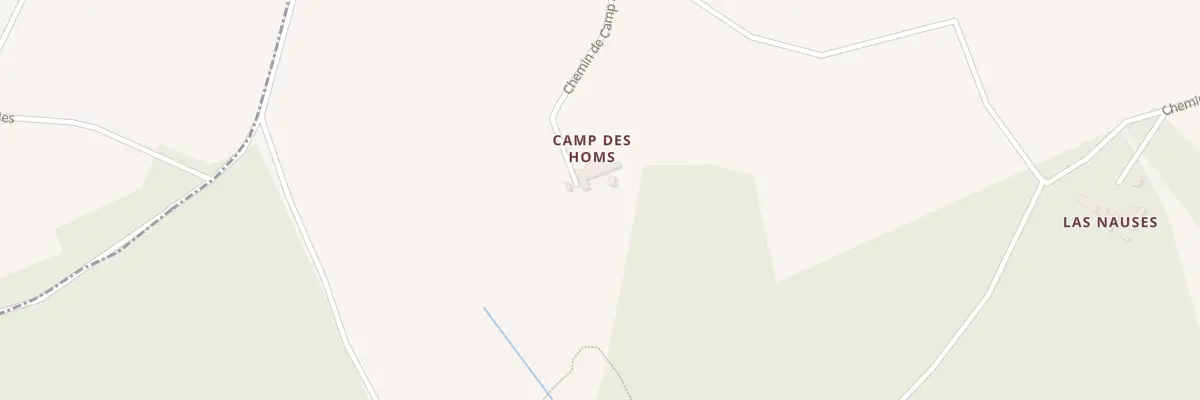 Plan du 21 Camp des Homs à Courbiac