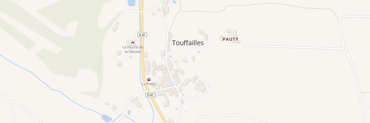 Plan du 5055 Le Village à Touffailles