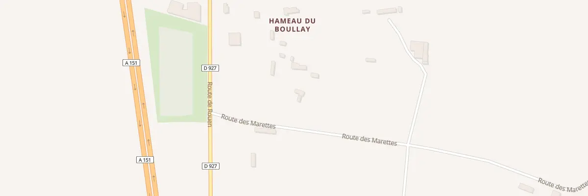 Plan du 103 Rte des Marettes à Sierville