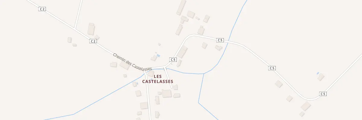 Plan du 1160 Che des Castelasses à Castelmayran
