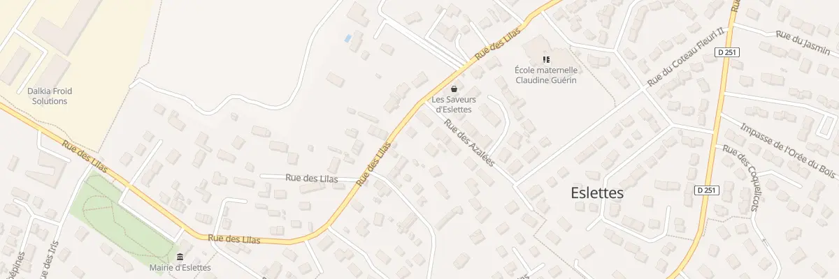 Plan du 32B Rue des Lilas à Eslettes