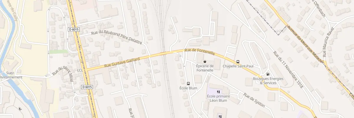 Plan du 107 Rue René Coty à Déville-lès-Rouen