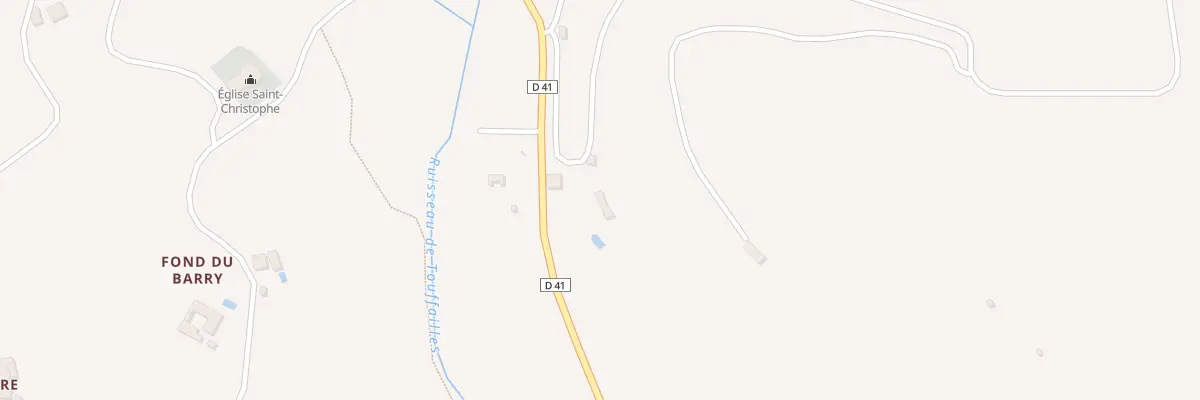 Plan du 5084 Cruzel à Touffailles