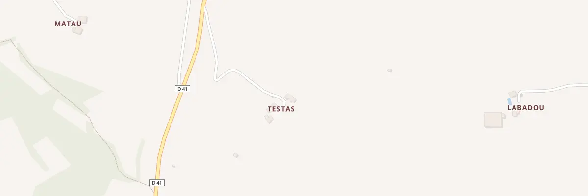 Plan du 5104A Testas à Touffailles