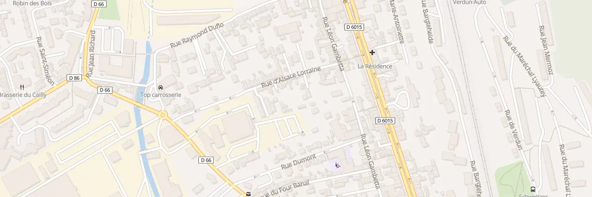 Plan du 23 Rue Alsace Lorraine à Déville-lès-Rouen