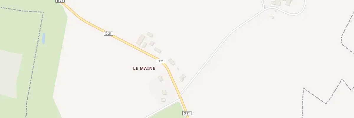 Plan du 5240A Le Maine à Flavignac