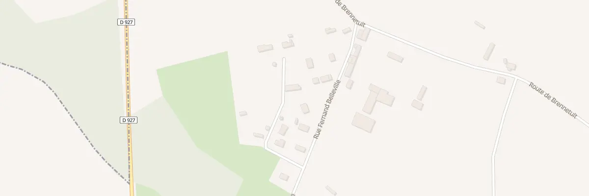 Plan du 671 Rue Fernand Belleville à Biville-la-Baignarde