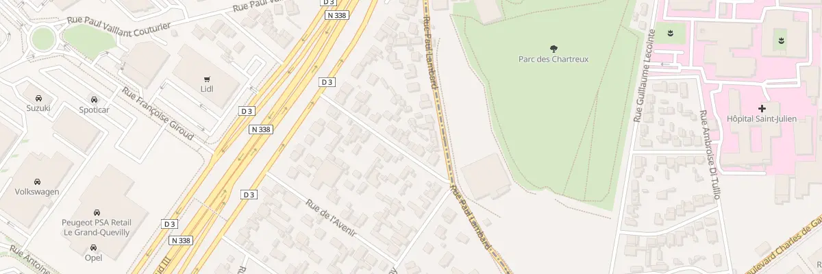 Plan du 29 Rue Jeanne d’Arc au Grand-Quevilly