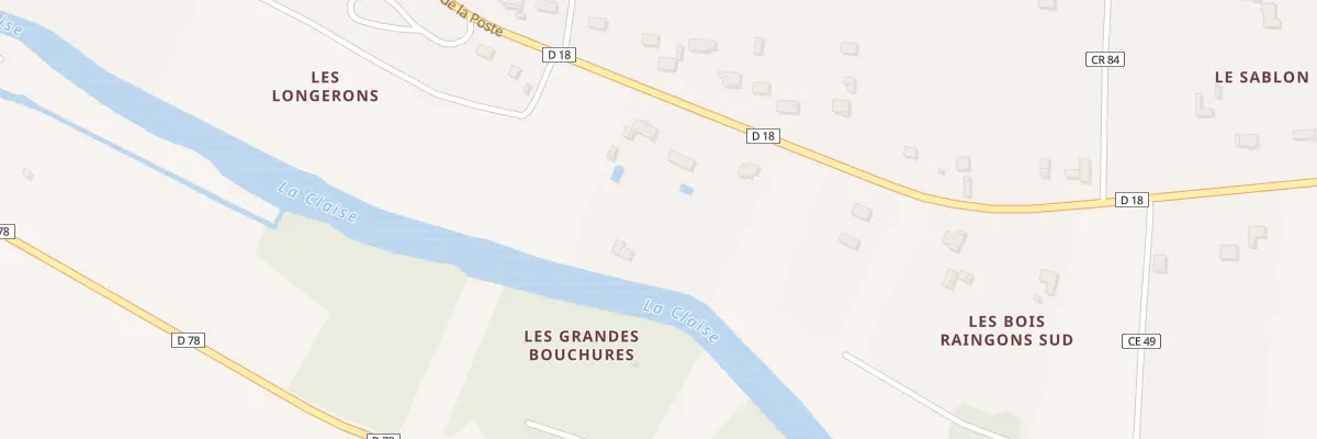 Plan du 66 Rue de la Poste à Martizay