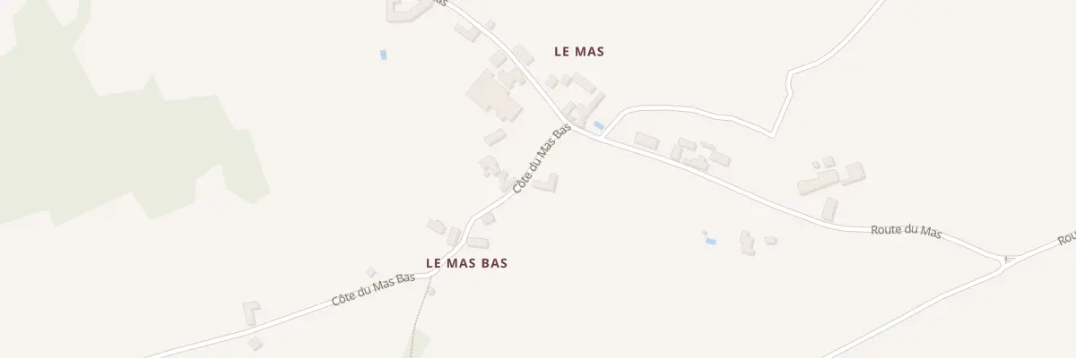 Plan du 12 Le Mas à Carves