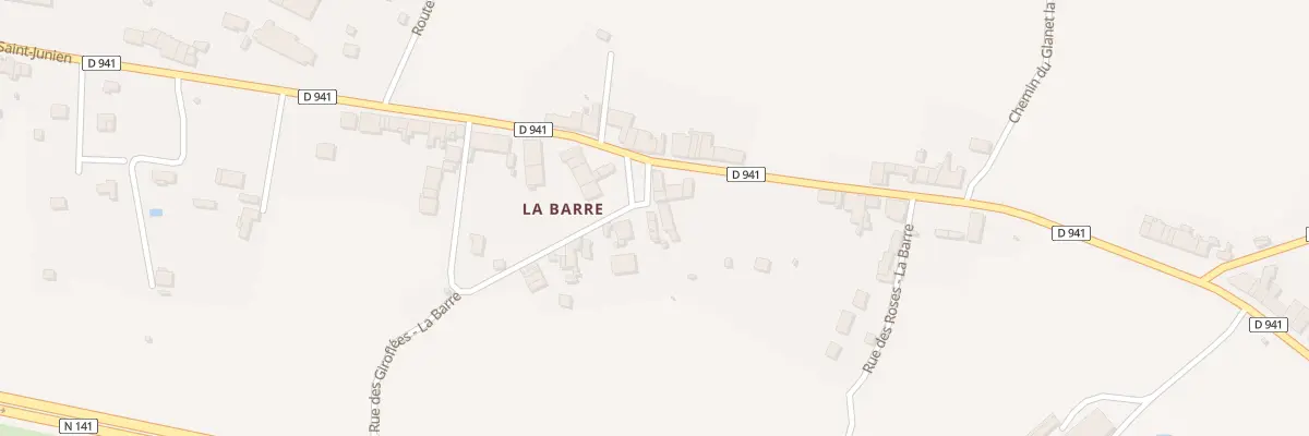 Plan du 11 Chem des Riveaux La Barre à Veyrac