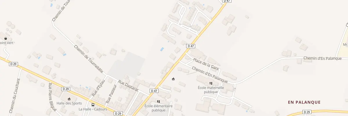 Plan du 15 Rue de la Font d’Estève à Cadours