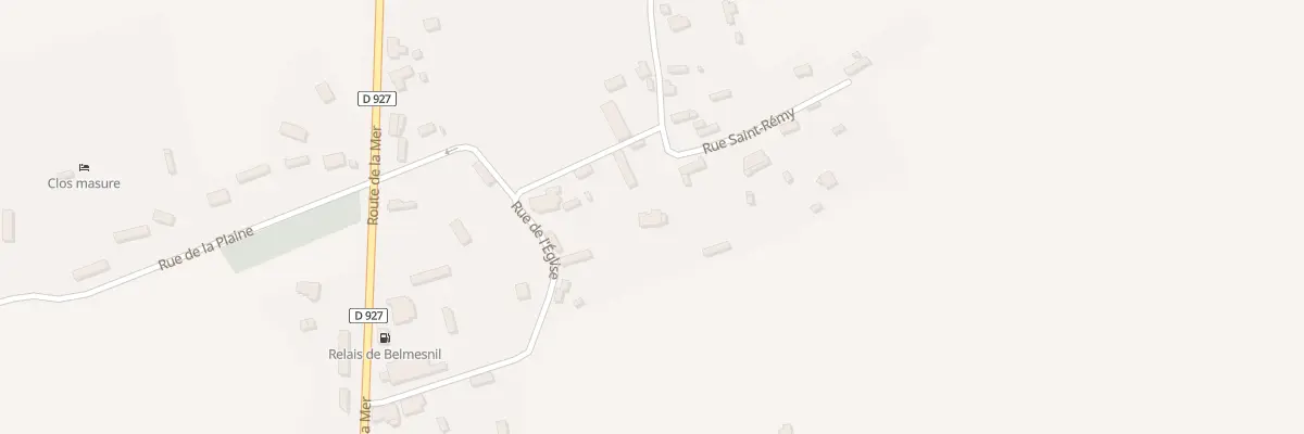 Plan du 9001 Rue Saint Remy à Belmesnil