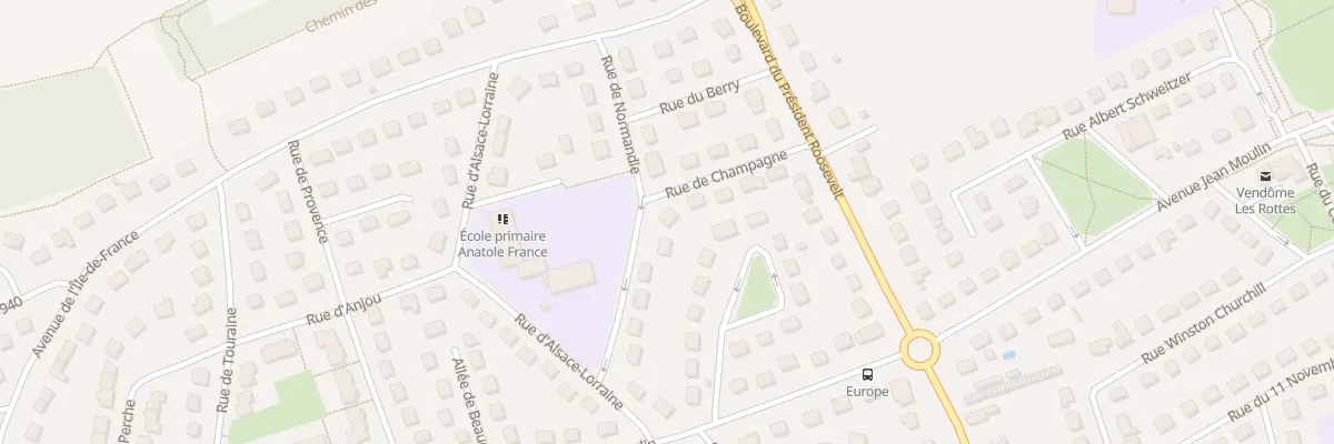 Plan du 9 Rue de Champagne à Vendôme