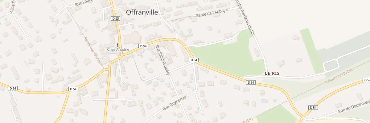 Plan du 22 Rue Jean Mermoz à Offranville