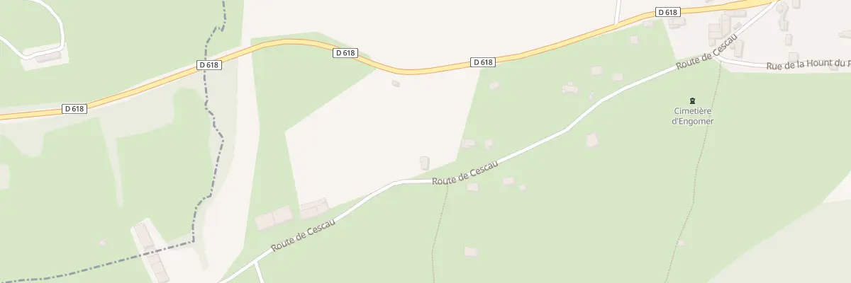 Plan du 195 La Plaine à Engomer