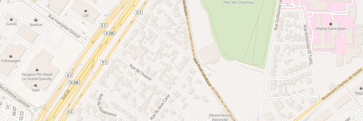 Plan du 4 Rue du Bois Cany au Grand-Quevilly