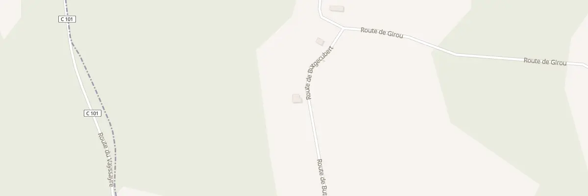 Plan du 120 Rte de Butgecubert à Montcabrier