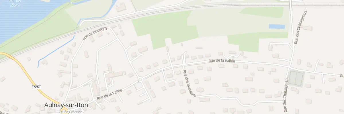 Plan du 17 Rue de la Vallée à Aulnay-sur-Iton