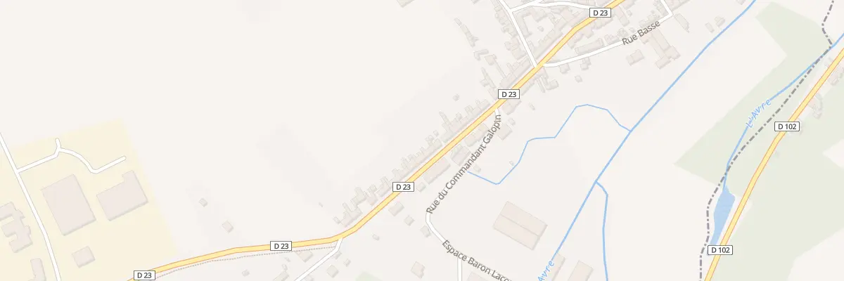 Plan du 30 Côte de Verneuil à Tillières-sur-Avre