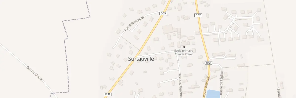 Plan du 7 Rue des Pigaches à Surtauville