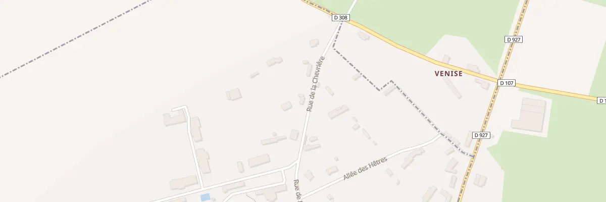 Plan du 223 Rue de la Chevriere à Omonville