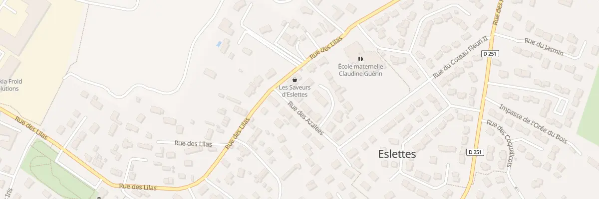 Plan du 1 Rue des Azalées à Eslettes
