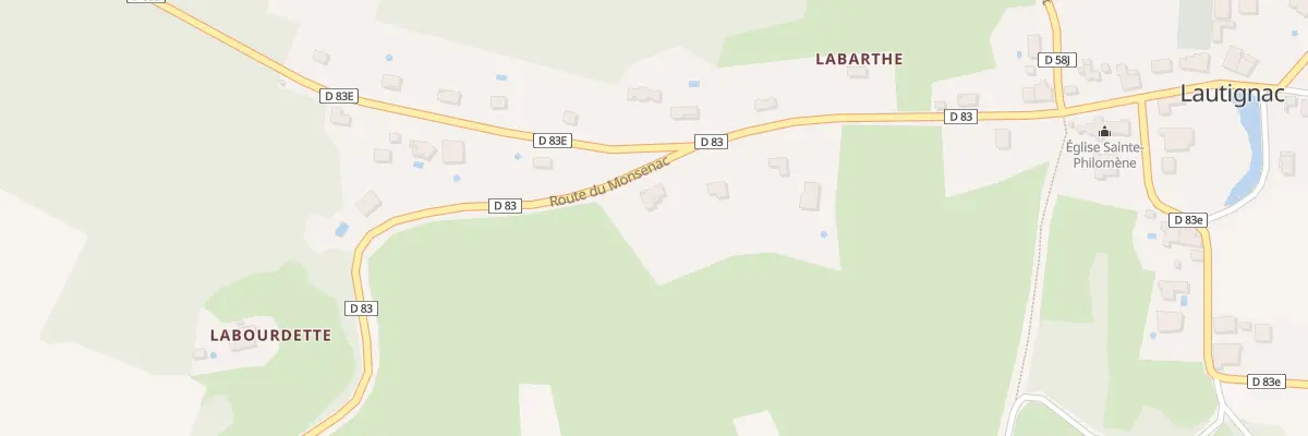Plan du 79A Labourdette à Lautignac