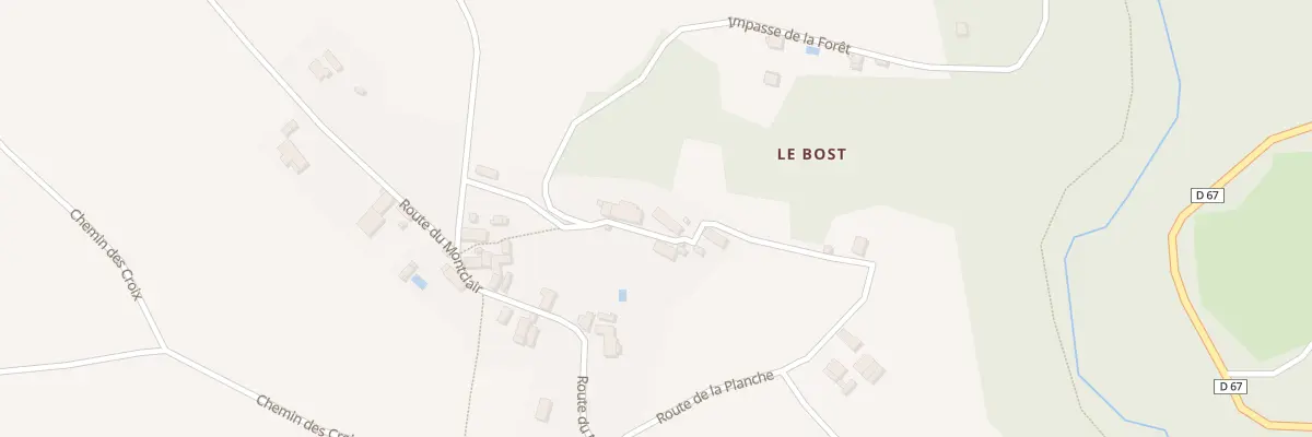 Plan du 19 Le Bost à Clermont-d’Excideuil