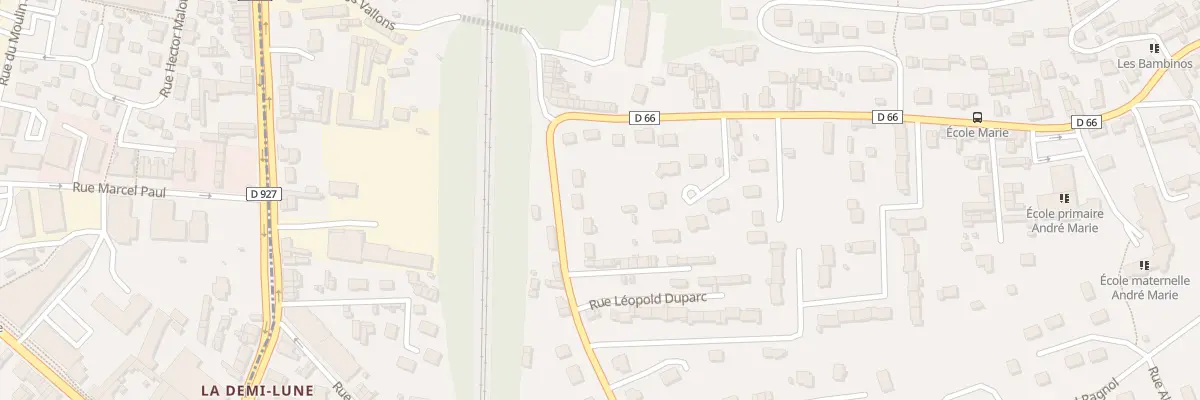 Plan du 26 Rue Léopold Duparc à Notre-Dame-de-Bondeville