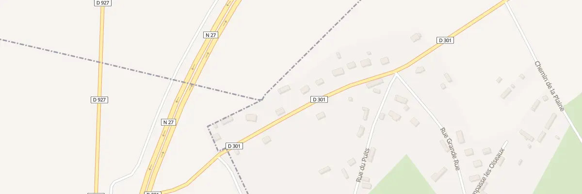 Plan du 145 Rue Fonds de Saint Nicolas à Saint-Denis-sur-Scie