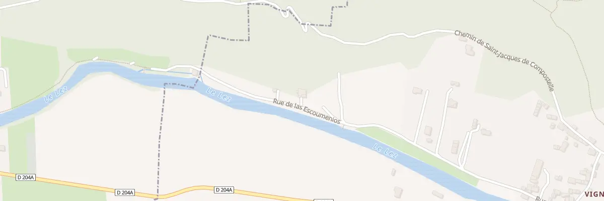 Plan du 215 Las Escoumenios à Engomer