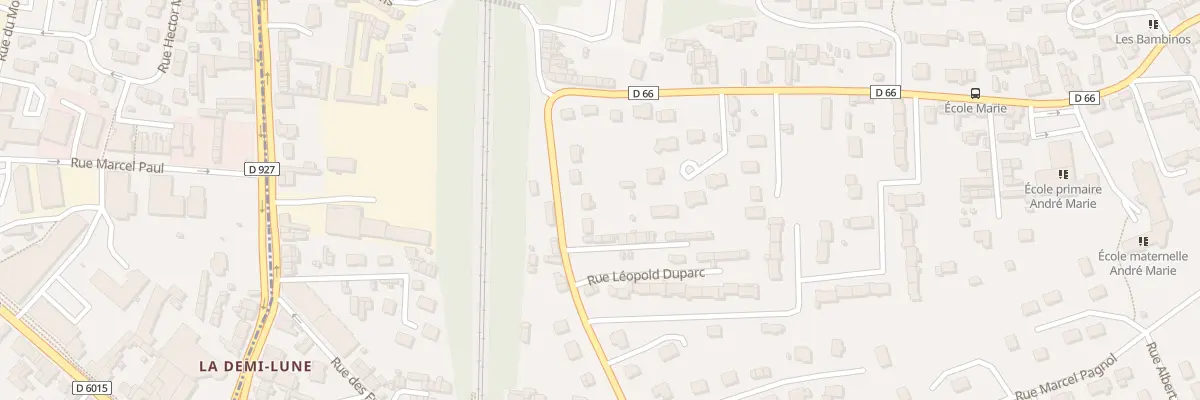 Plan du 24 Rue Léopold Duparc à Notre-Dame-de-Bondeville