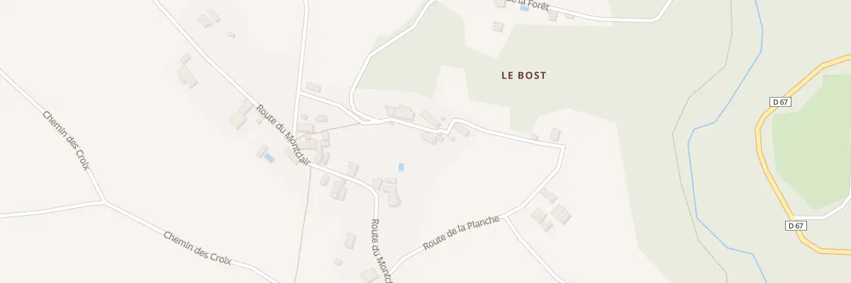 Plan du 18 Le Bost à Clermont-d’Excideuil
