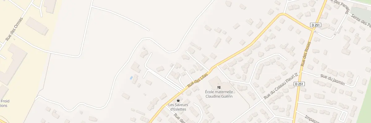 Plan du 63T Rue des Lilas à Eslettes