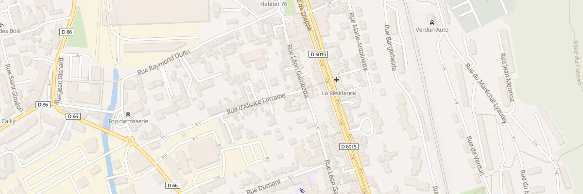 Plan du 1 Rue Alsace Lorraine à Déville-lès-Rouen