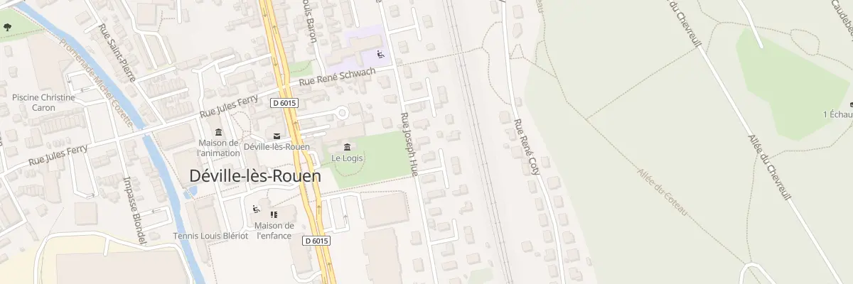 Plan du 26 Rue Joseph Hue à Déville-lès-Rouen