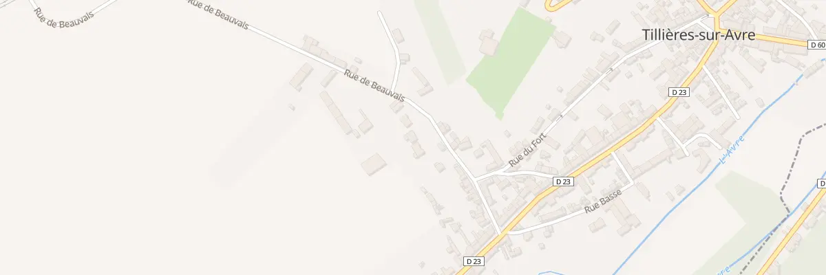 Plan du 17B Rue de Beauvais à Tillières-sur-Avre