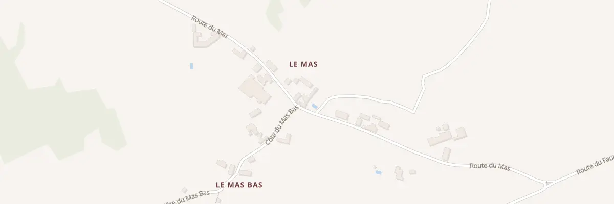 Plan du 10 Le Mas à Carves