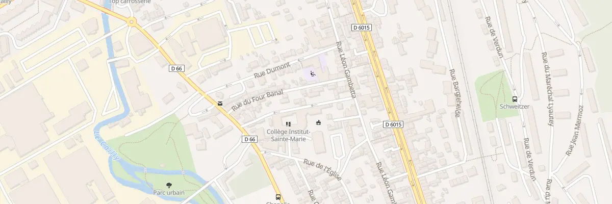 Plan du 8 Rue Abbé Decaux à Déville-lès-Rouen
