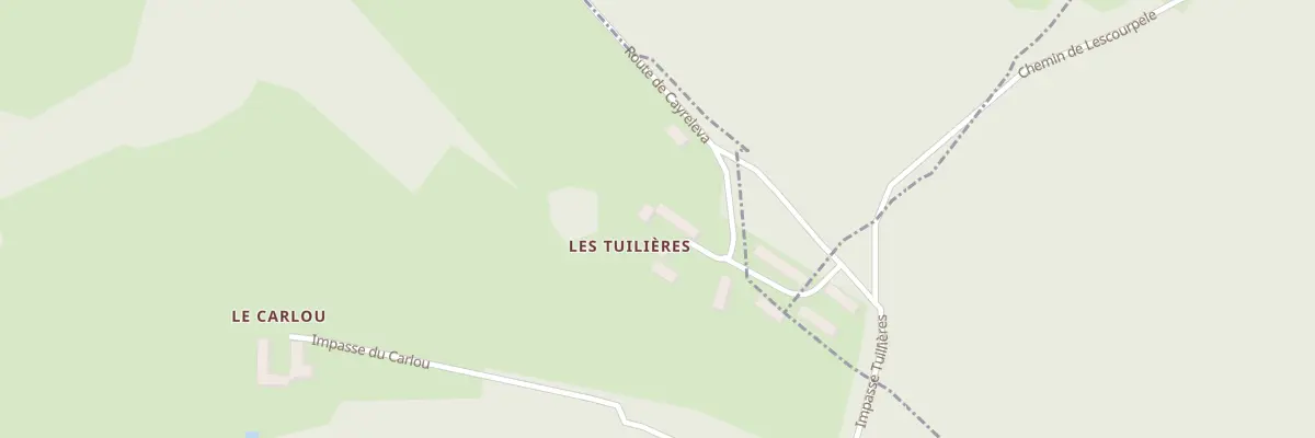 Plan du 39 La Tuiliere à Carves