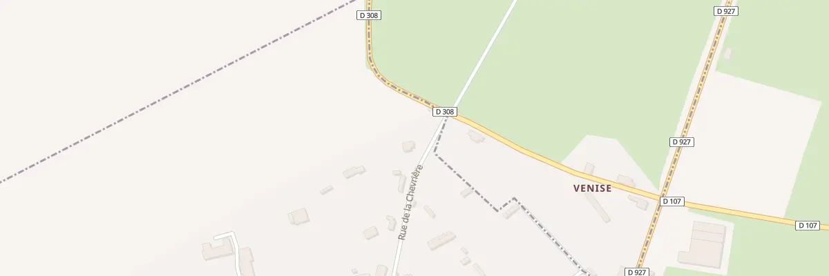 Plan du 321 Rue de la Chevriere à Omonville