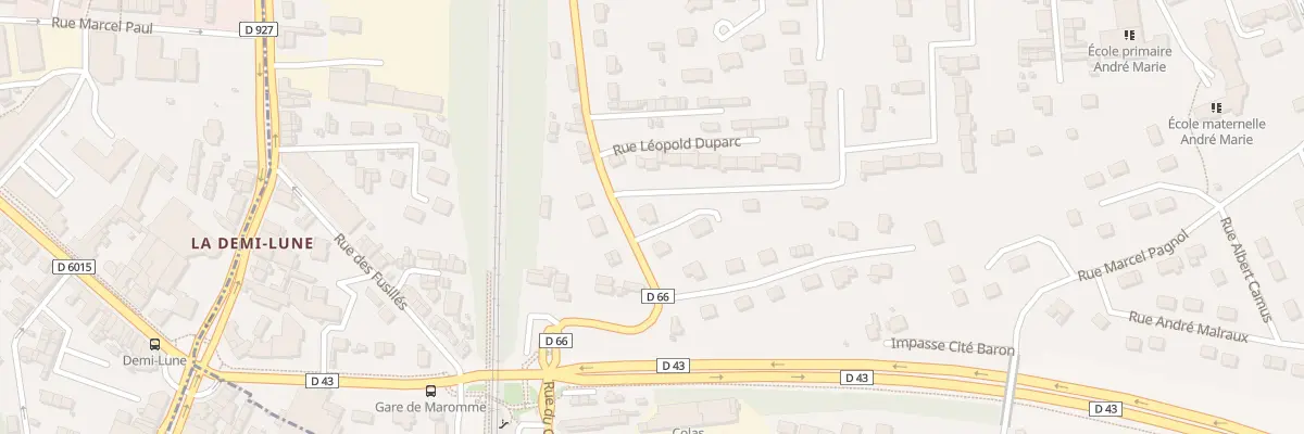 Plan du 8 Rue Léopold Duparc à Notre-Dame-de-Bondeville