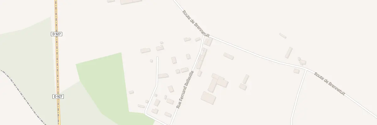 Plan du 711 Rue Fernand Belleville à Biville-la-Baignarde